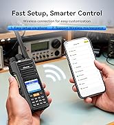 Retevis Ailunce HA2 Bluetooth Ham Radio, APP Control, APRS/GPS, Fast Charging, Dual Band Handheld...