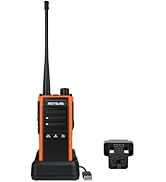 Retevis C65B IP67 Waterproof 2 Way Radio, Long Range Walkie Talkies for Adults with 1800mAh Recha...