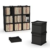 HumminGuru 4 Pack Vinyl Record Wall Mount Frames | Open-front Record Frame Holds 12” LP Gatefold ...