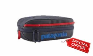 Patagonia Black Hole Cube 3L Smolder Blue w/Amanita Red