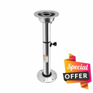 Campervan Table Leg Boat Table Pedestal 22-28 Inch Adjustable Height Removable Pedestal TableLegs Stand Aluminum Alloy Table Legs Stand Base