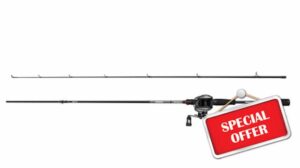 Abu Garcia Max X Casting Rod & Reel Combo | Freshwater Low Profile Baitcaster Reel | 24T Graphite Blank | 5+1 Bearing System | Asymmetric Design | Predator Lure Fishing Set | 2000 | Multiple Sizes