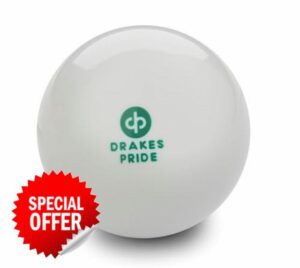 Drakes Pride Outdoor Bowls Jack - White