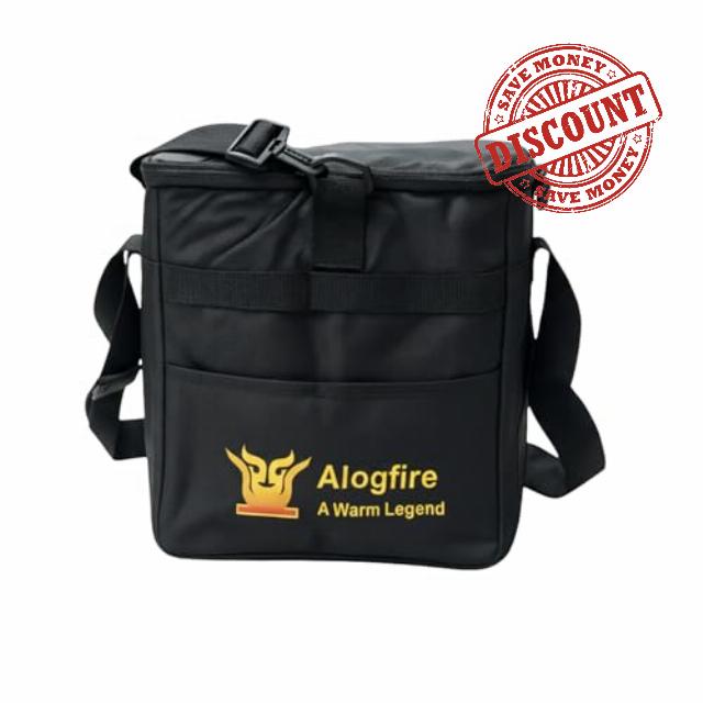 Carry Bag for Mini Portable Gas Fire Pit - Padded Travel Case & Insulated Cooler Bag - Shoulder Strap & Handles - Fits Fire & Box Securely - [Bag Only