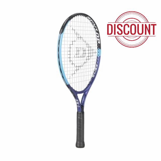 DUNLOP Tennis Racket FX Junior 21 Pre-Strung – Kids Power Racquet – Grip G