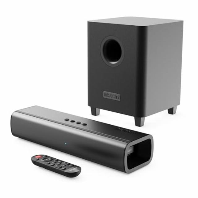 MAJORITY Sound Bar for TV | 2.1 Channel 200W System | Soundbar with Wireless Subwoofer | Bluetooth 5.0