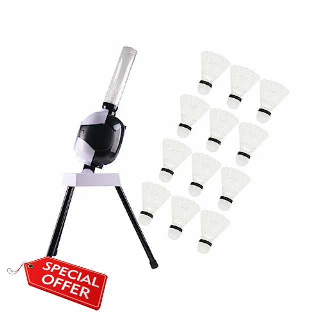 Automatic Badminton Serve Machine Badminton Trainer Robot Launcher for Kids Youth Practice Training Indoo