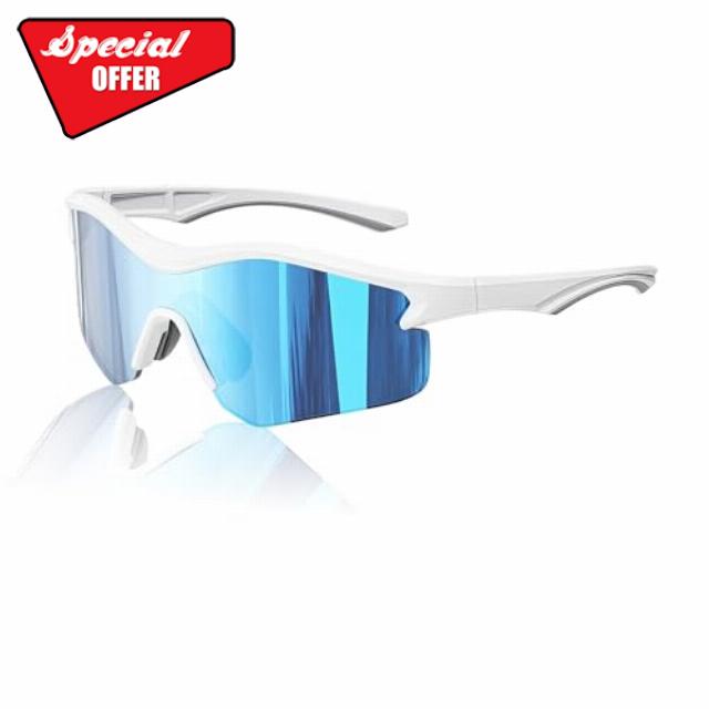 Sobotoo Polarized Cycling Sunglasses for Men Women 24g Ultra-Light Protection Sports Glasses