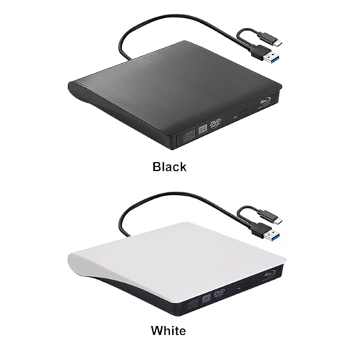 BD CD DVD Drive USB 3.0 & Type-C External Blu ray Burner