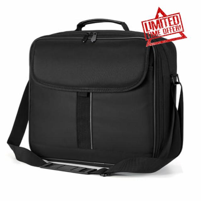 Universal Projector Carrying Case with Accessories Pockets Projector Travel Bag Storage Bag Organizer Carrier for Most Brand Projecto