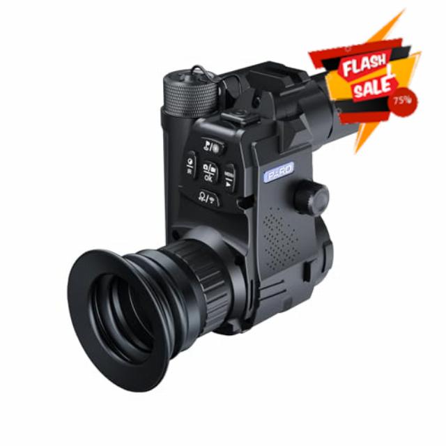 PARD NV007SP LRF Clip-on Digital Night Vision Monocular with 1200yds Laser Rangefinder & 850/940nm IR for Hunting Observation NV007 V2 Upgraded Versio