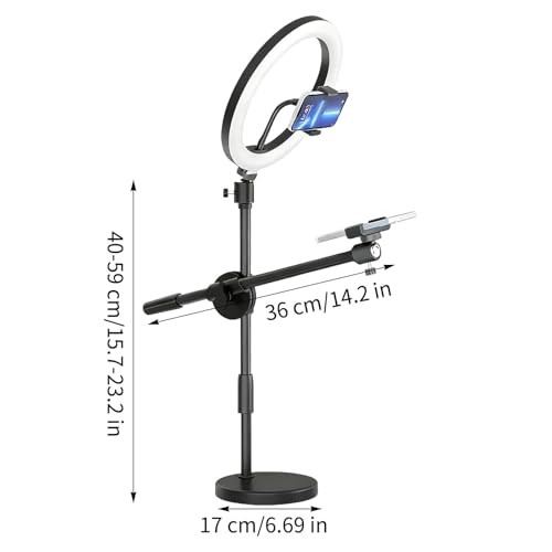 Articulating Arm LED Video Light With Adjustable Brightness | Ideal Lighting Solution For Teaching Photography Streaming
