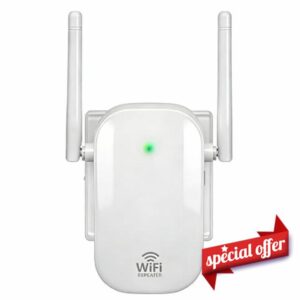 1200M WiFi Extender Signal Booster with Dual Band 5GHz/2.4GHz