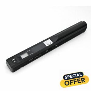 A4 size portable handheld document/receipt photo scanner
