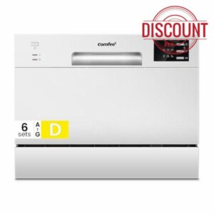 COMFEE' 2026 New Upgraded Table Top Dishwasher with 6 Place Settings