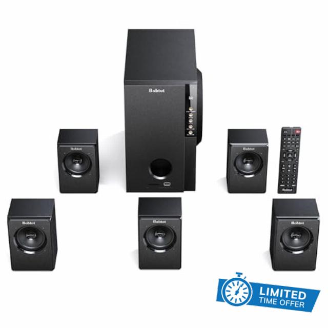 Bobtot Home Theater Systems with 5.25 inch Subwoofer