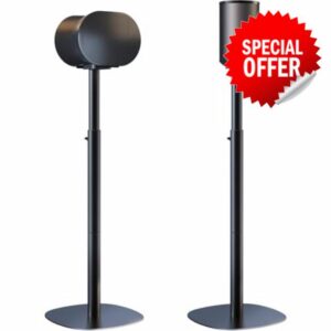 Speaker Stands for Sonos Era-100 & Era-300 - Height Adjustable Floor Stands 29.1''–39''