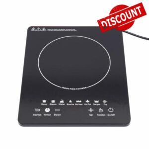 1450W Induction Hob | Electric Induction Countertop Burner with Touch Panel 8Cooking Preset Programs Power & Temp Adjustable Single Electric Cooktop with Timer & 8 Power Levels