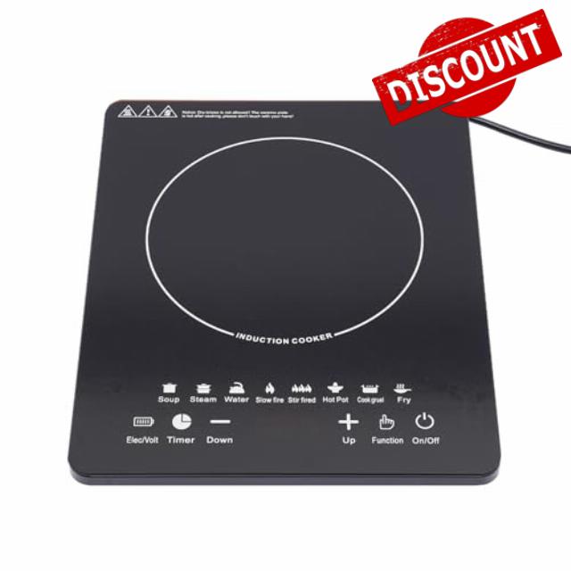 1450W Induction Hob | Electric Induction Countertop Burner with Touch Panel 8Cooking Preset Programs Power & Temp Adjustable Single Electric Cooktop with Timer & 8 Power Levels