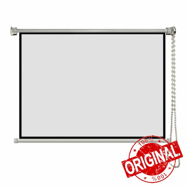 Manual Pull Down Projector Screen 40" 50" 60" 72" Home Theater Movie Screen 16:9 4:3 4K Wall Mounted Projection Screen For Indoor Outdoor(72 Inch 16:9)