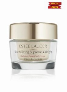 Estée Lauder Revitalising Supreme+ Bright Radiance Power Soft Cream | Face moisturiser with Vitamin C | Targets Dark Spots & Dullness