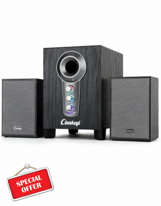 USB 2.1 Computer Speakers with Subwoofer