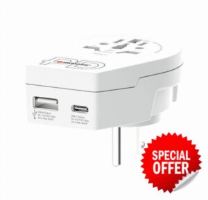 SKROSS World to USA AC20PD Travel Adapter