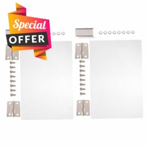 TOYANDONA Commercial Popcorn Machine Protective Panel 36.3x21.5cm Pvc Replacement Part Left and Right Door for Popcorn Maker Accessory