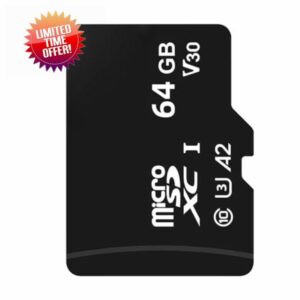 Micro SD Card 64GB for Light Bulb Security Cameras