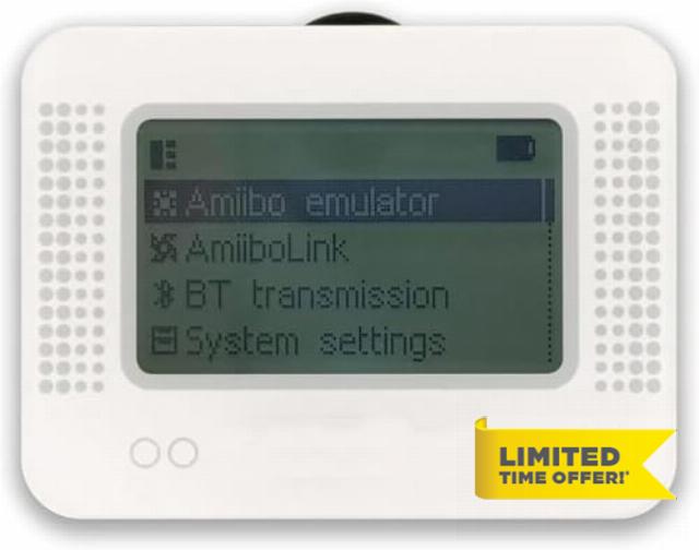 Allmiibo Smart NFC Emulator for Nintendo Switch & 3DS with 1.2" OLED Screen