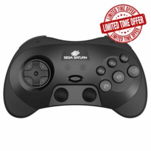 Retro-Bit SEGA Saturn® 2.4GHz Wireless Pro Controller for Sega Saturn