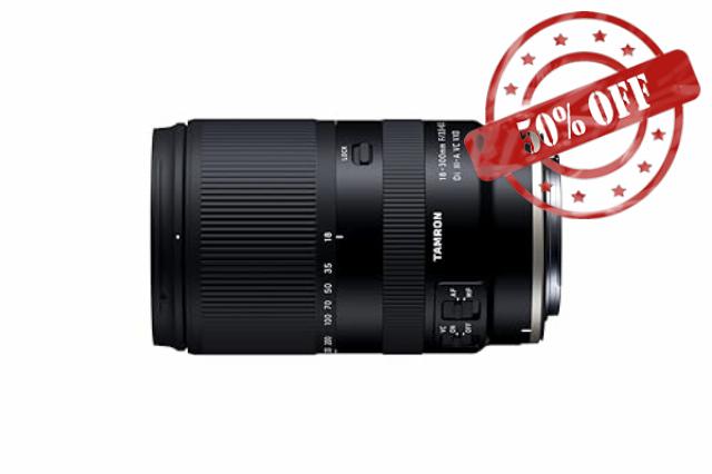 Tamron - 18-300mm F/3.5-6.3 Di III-A VC VXD - Zoom lens for APS-C mirrorless Canon R cameras - Model B061R