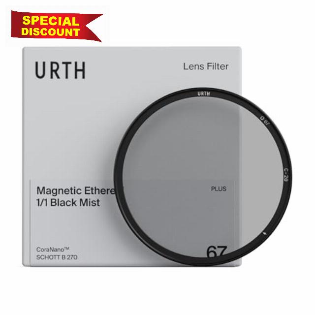 Urth 39mm Magnetic Ethereal Black Mist ¹⁄₁ Diffusion Lens Filter (Plus) — Cinematic Effect