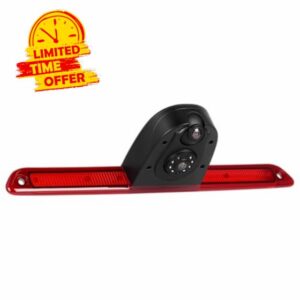 Car Brake Light Rear View Backup Camera for Mercedes Benz Sprinter 2007-2019 HD IR Night Vision Top Rear Brake Light Camera Reversing Camera IP67 Waterproof