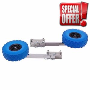 2PCS Heavy Duty Boat Launching Wheels