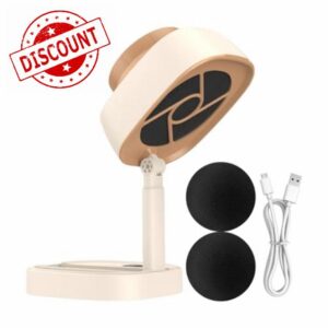 Exhaust Fan For Kitchen - Detachable Range Hood | Rechargeable Folding Desk Extractor | 5 Speed Angle Desktop Range Hood | For Stove Oven Cooktop Cooking Grease Filtration Indoor Outdoo