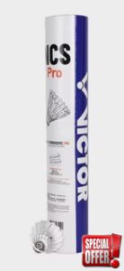 GAREGEAR Victor NCS Pro Synthetic Badminton Shuttlecocks (1 Tube