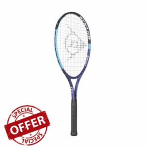 DUNLOP Tennis Racket FX Junior 26 Pre-Strung – Kids Power Racquet – Grip G