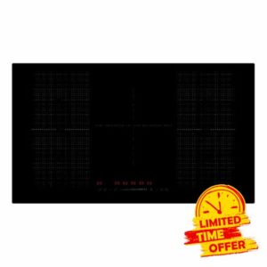Cookology Essentials AEIHFX90T 90cm Flex Induction Hob - Electric Hob with 5 Zones incl 4 Flexible Zones - Touch Slider Controls - 14 Power Levels - Boost & Keep Warm - Timer - Child Lock - Black
