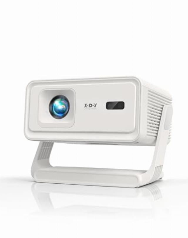 【Auto Focus & 2×5W Speakers】Xgody Mini Projector with Android 14