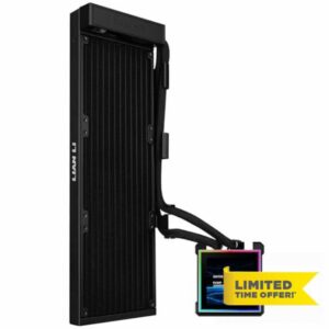 Lian Li HydroShift II LCD-S 360N All In One CPU Cooler – 360mm Radiator