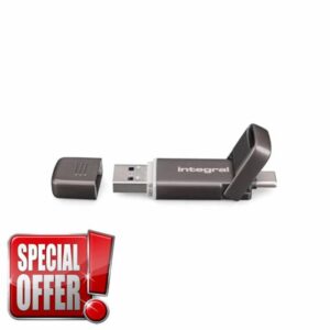 Integral USSD 128GB SlimXpress Dual USB 3.2 Gen 2x1 Flash Drive