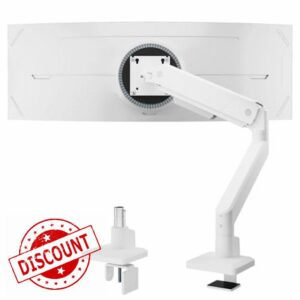 monTEK Single Monitor Arm Desk Mount for 17-45 inch Ultrawide Screens