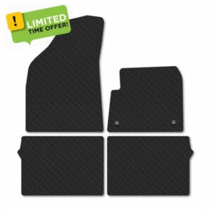 Vauxhall Frontera [Electric] (2025+) 5mm Rubber Car Mats Compatible with Accessories Premium Durable Tailored Fit Heavy-Duty Floor Mats Set Waterproof Durable Custom Fit Water Resistant Easy-Clea