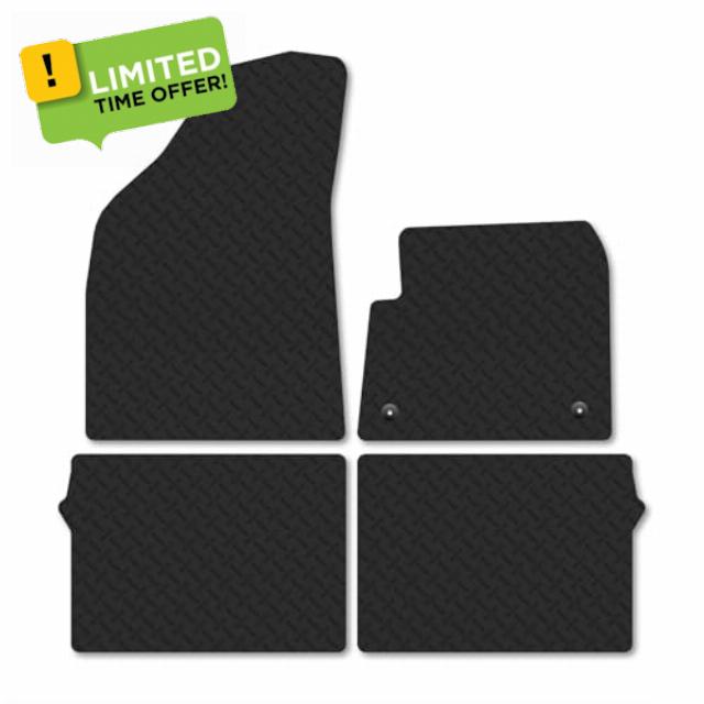 Vauxhall Frontera [Electric] (2025+) 5mm Rubber Car Mats Compatible with Accessories Premium Durable Tailored Fit Heavy-Duty Floor Mats Set Waterproof Durable Custom Fit Water Resistant Easy-Clea