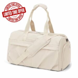 Womens Mens Sports Gym Bag Duffle Bag with Shoes Compartment
