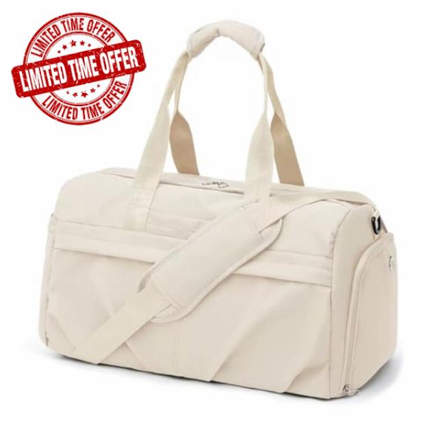 Womens Mens Sports Gym Bag Duffle Bag with Shoes Compartment