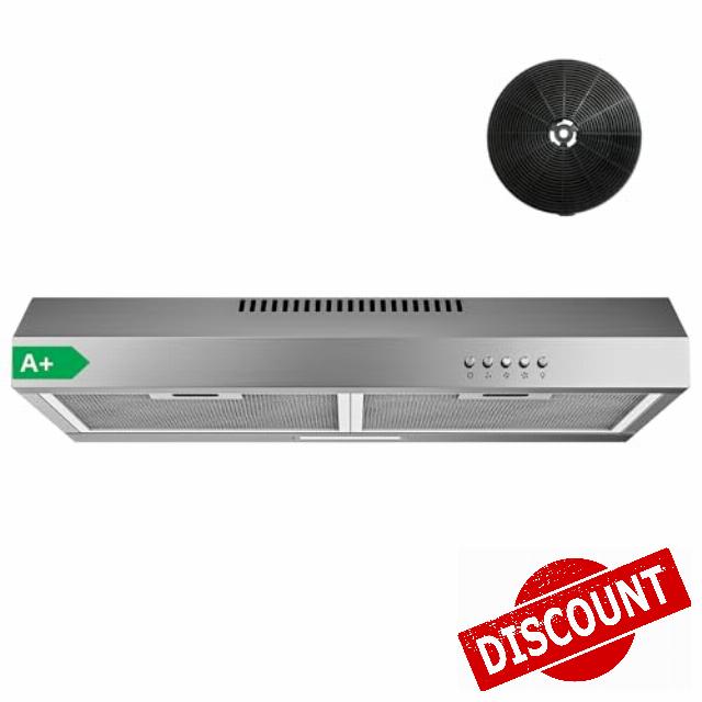 FIREGAS 60cm Stainless Steel Extractor Hood - Brushless Motor