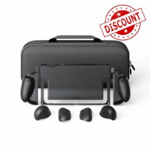 Savage Raven by Skull & Co. FissionGrip Bundle (Carrying Case included): Dockable Split Protective Case for Nintendo Switch 2 (2025)
