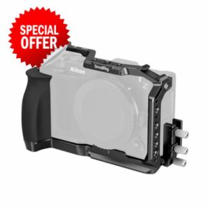 SMALLRIG Camera Cage for Nikon ZR with Silicone Grip and Cable Clamp for HDMI